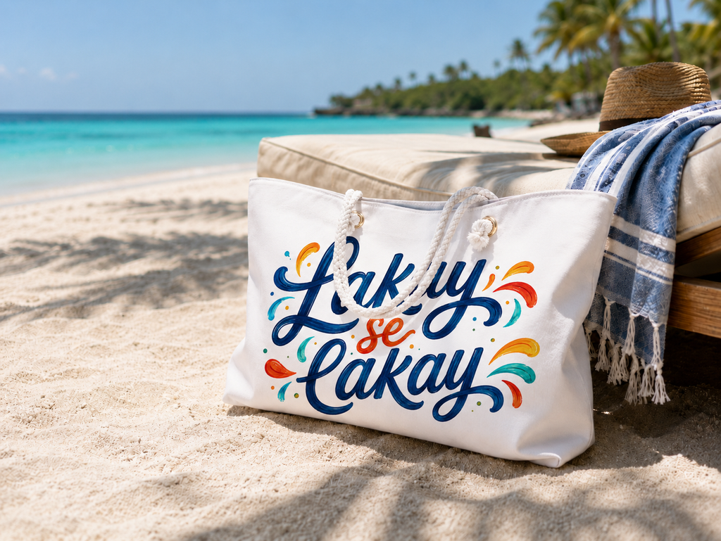 Lakay se Lakay Beach Tote